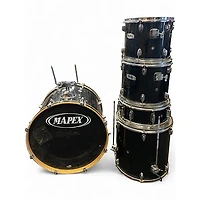 Used Mapex 5 Piece V Series Black Drum Kit