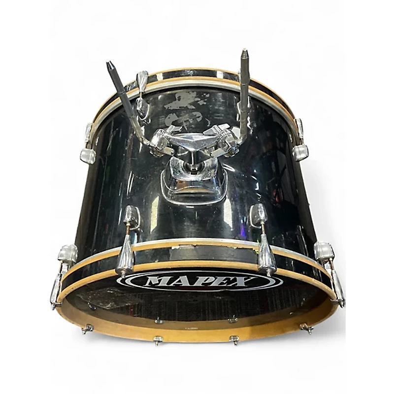Used Mapex 5 Piece V Series Black Drum Kit