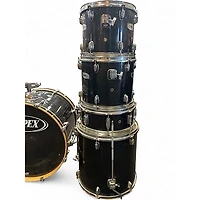Used Mapex 5 Piece V Series Black Drum Kit