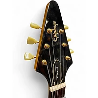 Used Epiphone 1958 Korina Flying V Natural Solid Body Electric Guitar