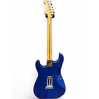 Used Fender Deluxe Stratocaster Sapphire Blue Trans Solid Body Electric Guitar
