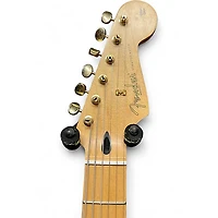 Used Fender Deluxe Stratocaster Sapphire Blue Trans Solid Body Electric Guitar