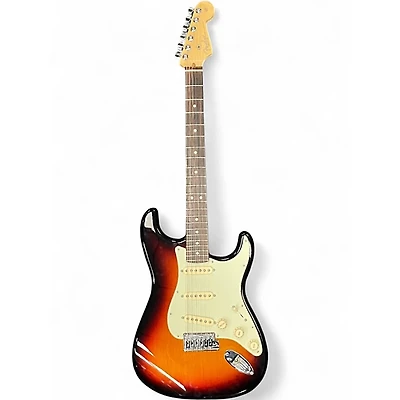 Used Fender American Professional Stratocaster SSS 2 Tone Sunburst Solid Body Electric Guitar