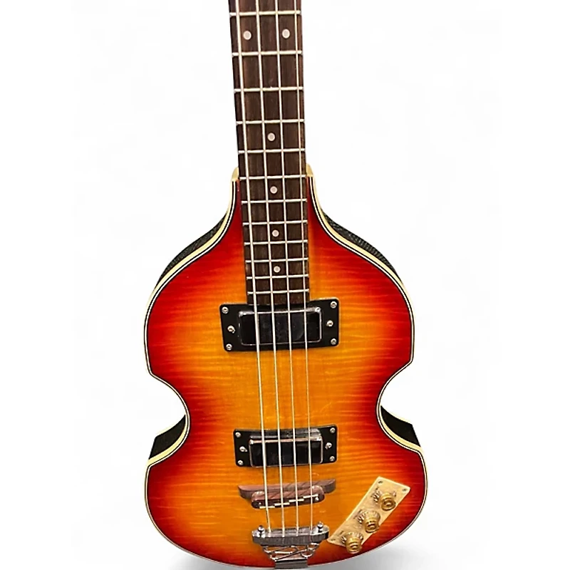 Used Epiphone Viola Cherry Sunburst Electric Bass Guitar