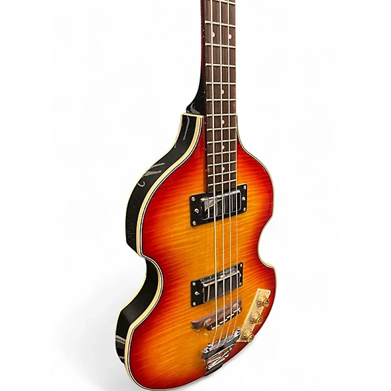 Used Epiphone Viola Cherry Sunburst Electric Bass Guitar