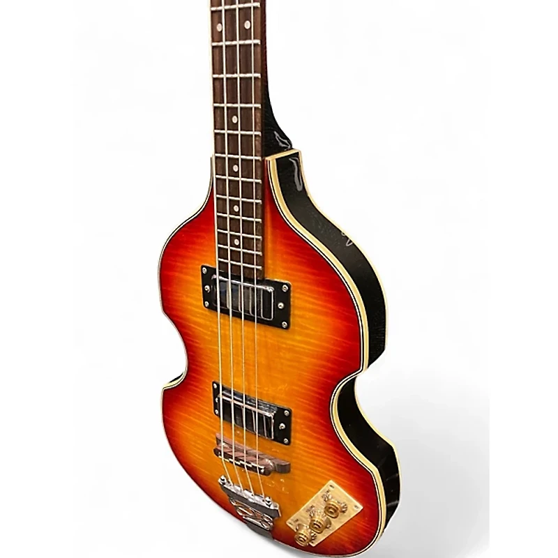 Used Epiphone Viola Cherry Sunburst Electric Bass Guitar