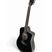 Used Taylor 250ce Black 12 String Acoustic Electric Guitar