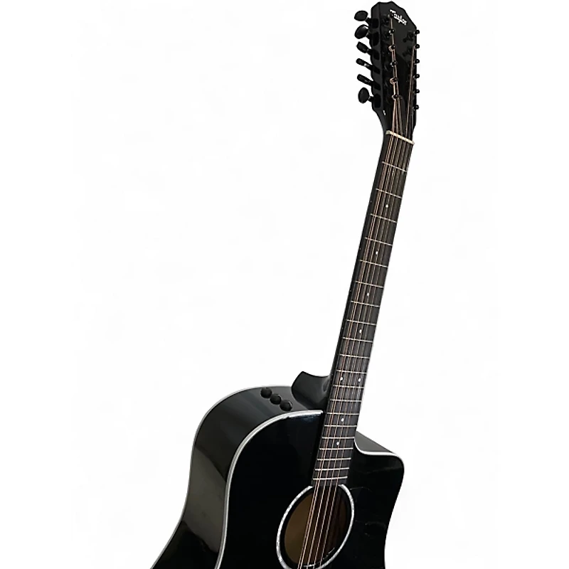 Used Taylor 250ce Black 12 String Acoustic Electric Guitar