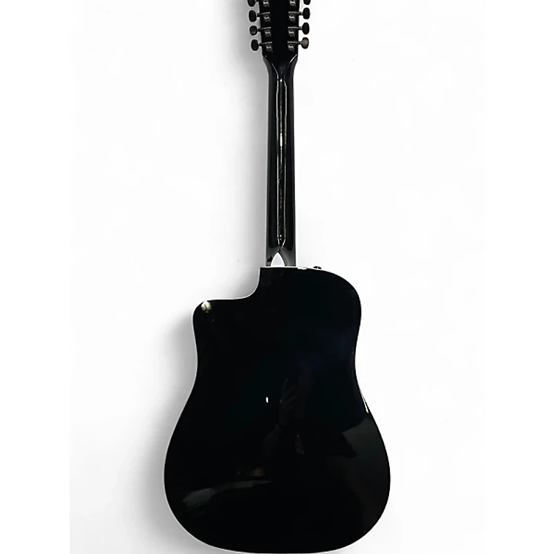 Used Taylor 250ce Black 12 String Acoustic Electric Guitar