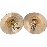 Used Zildjian 14in K Custom Hybrid Hi Hat Pair Cymbal