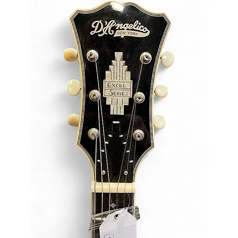 Used D'Angelico EX-DC Tour Black Hollow Body Electric Guitar