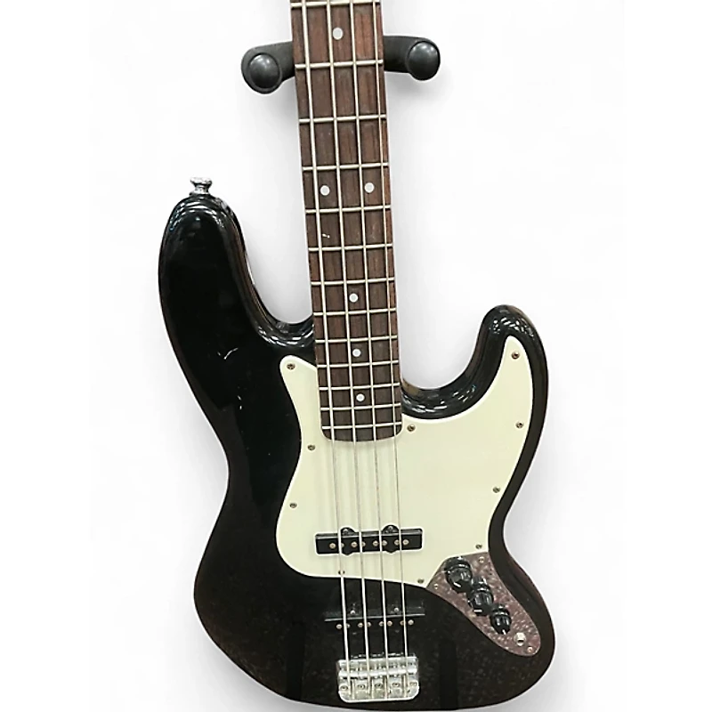 Used Squier Affinity Jazz Bass Black Electric Bass Guitar