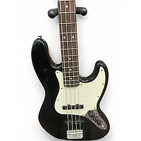 Used Squier Affinity Jazz Bass Black Electric Bass Guitar