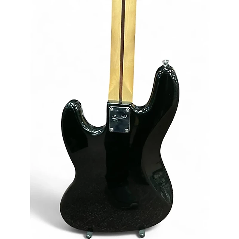 Used Squier Affinity Jazz Bass Black Electric Bass Guitar
