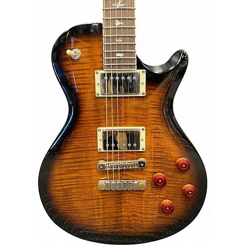 Used PRS SE Singlecut McCarty 594 Black Gold Sunburst Solid Body Electric Guitar