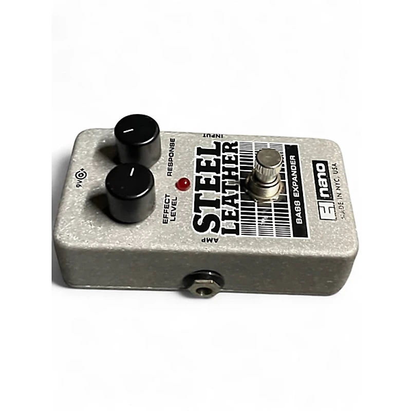 Used Electro-Harmonix Steel Leather Nano Bass Expander Bass Effect Pedal
