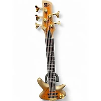 Used Ibanez SR405EPBDX  5 String Mars Gold Metallic Burst Electric Bass Guitar