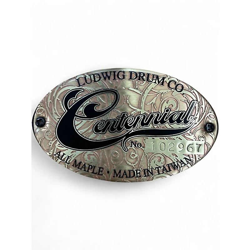 Used Ludwig 4 Piece Centennial Natural Drum Kit