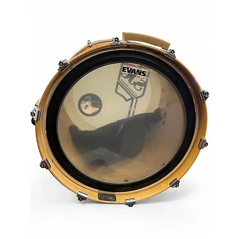 Used SJC Drums 3 Piece 2009 SJC DRUMS 3 PIECE CUSTOM MADE GOLD SPARKLE Orange Sparkle Drum Kit
