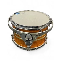 Used SJC Drums 3 Piece 2009 SJC DRUMS 3 PIECE CUSTOM MADE GOLD SPARKLE Orange Sparkle Drum Kit