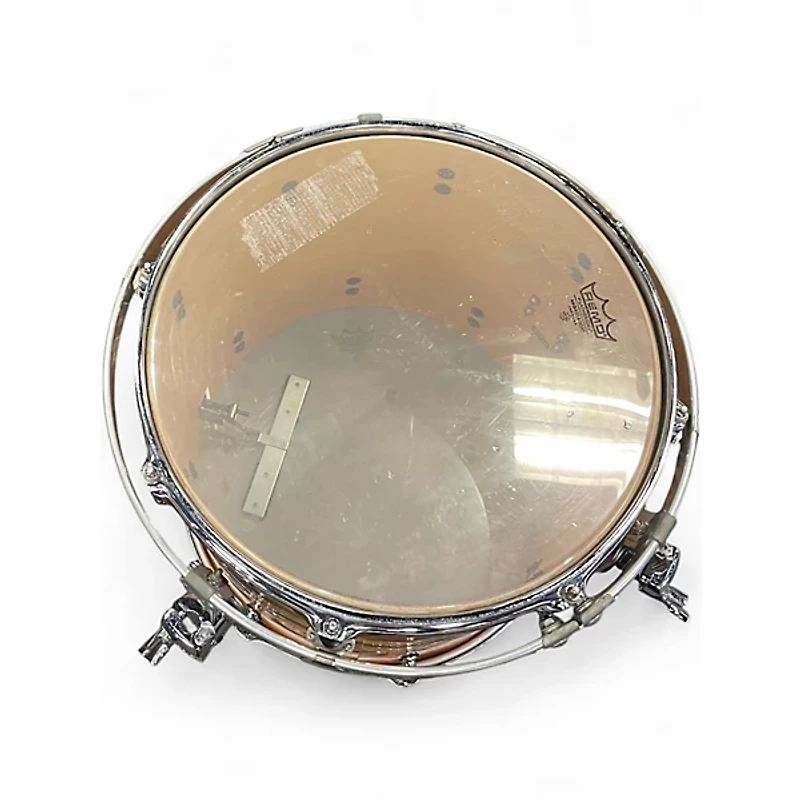 Used SJC Drums 3 Piece 2009 SJC DRUMS 3 PIECE CUSTOM MADE GOLD SPARKLE Orange Sparkle Drum Kit