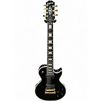 Used Epiphone Matt Heafy Les Paul Custom 7 Ebony Solid Body Electric Guitar