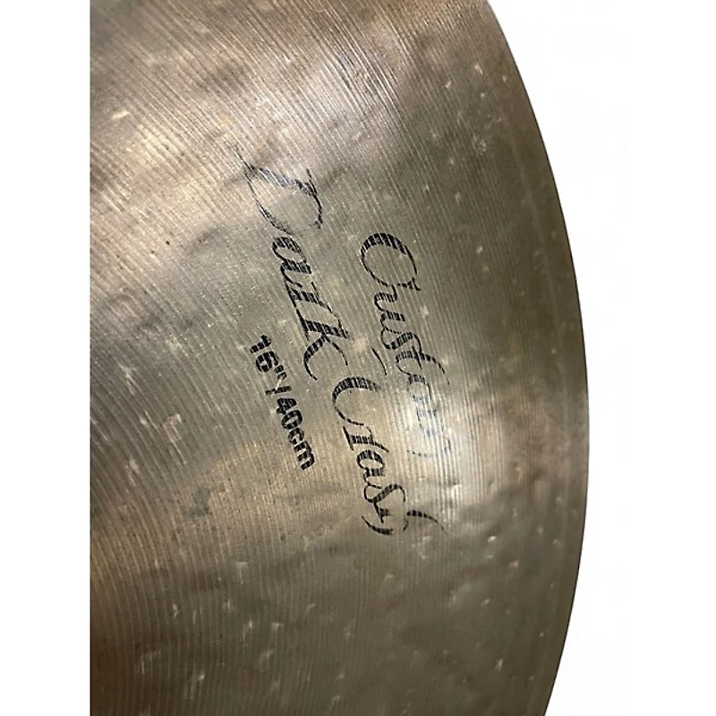 Used Zildjian 16in K Custom Dark Crash Cymbal
