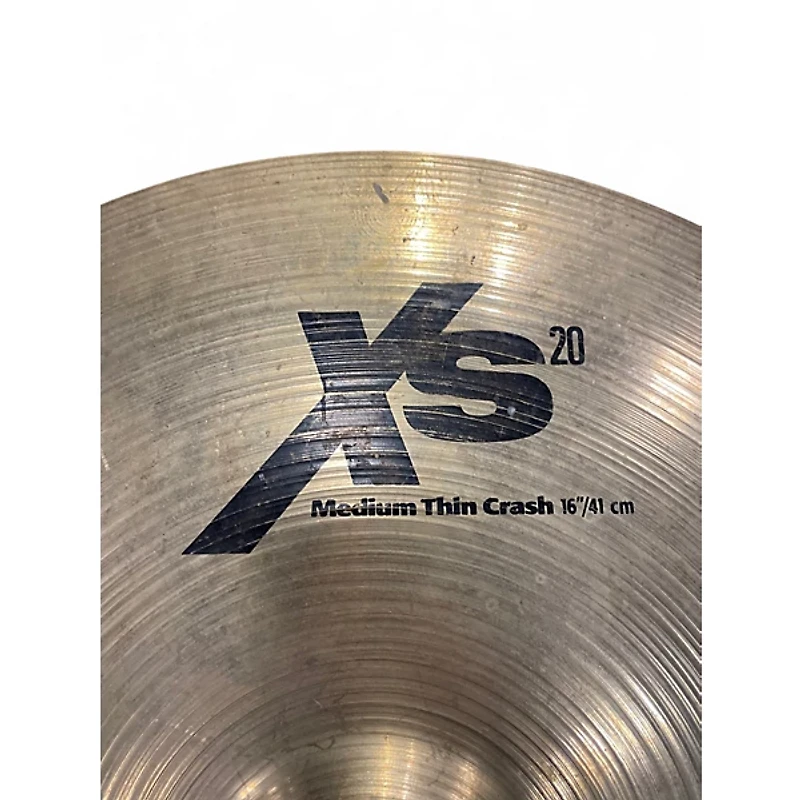 Used SABIAN 16in XS20 Medium Thin Crash Cymbal