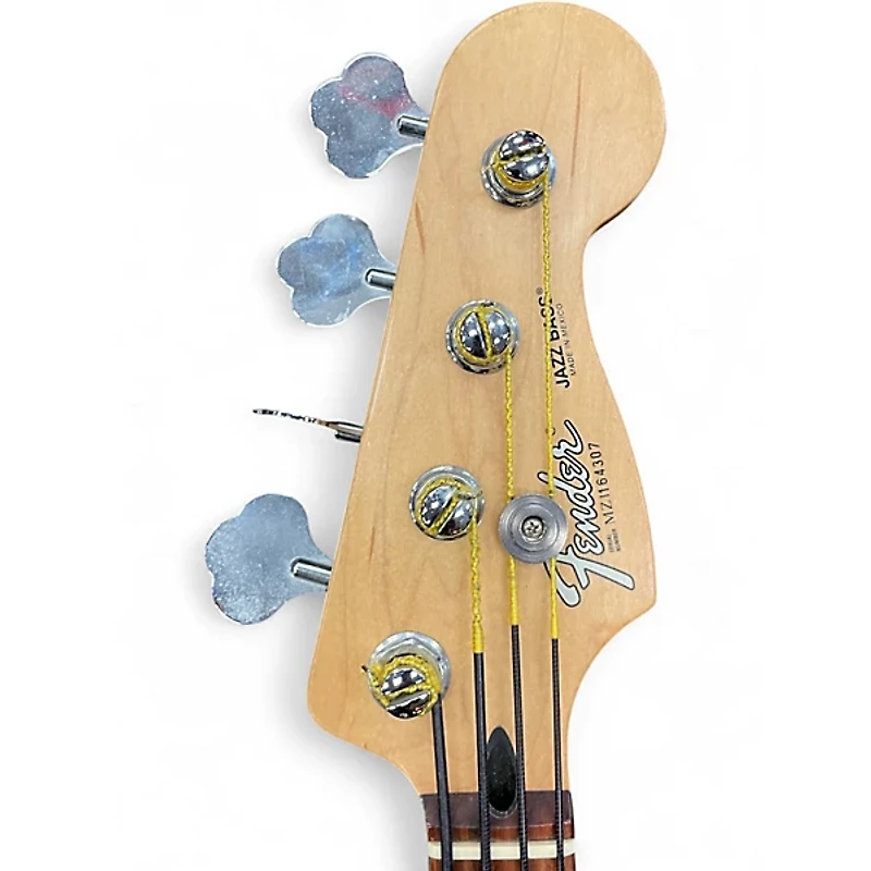 Used Fender Standard Jazz Bass Green Electric Bass Guitar