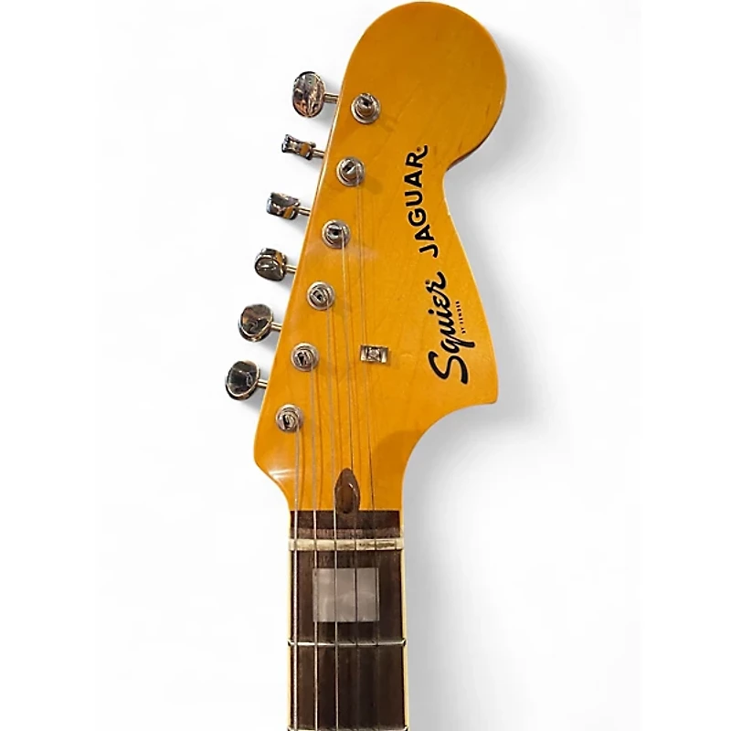 Used Squier Classic Vibe 70s Jaguar Daphne Blue Solid Body Electric Guitar