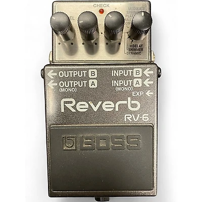 Used BOSS RV6 Digital Reverb Effect Pedal