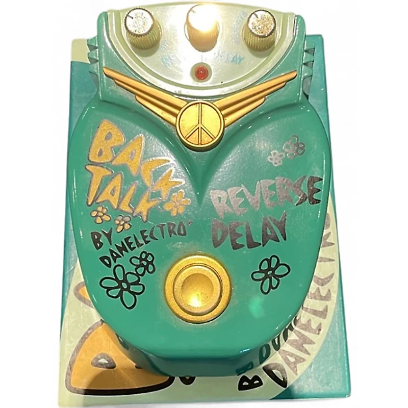 Used Danelectro Back Talk Reverse Delay Effect Pedal