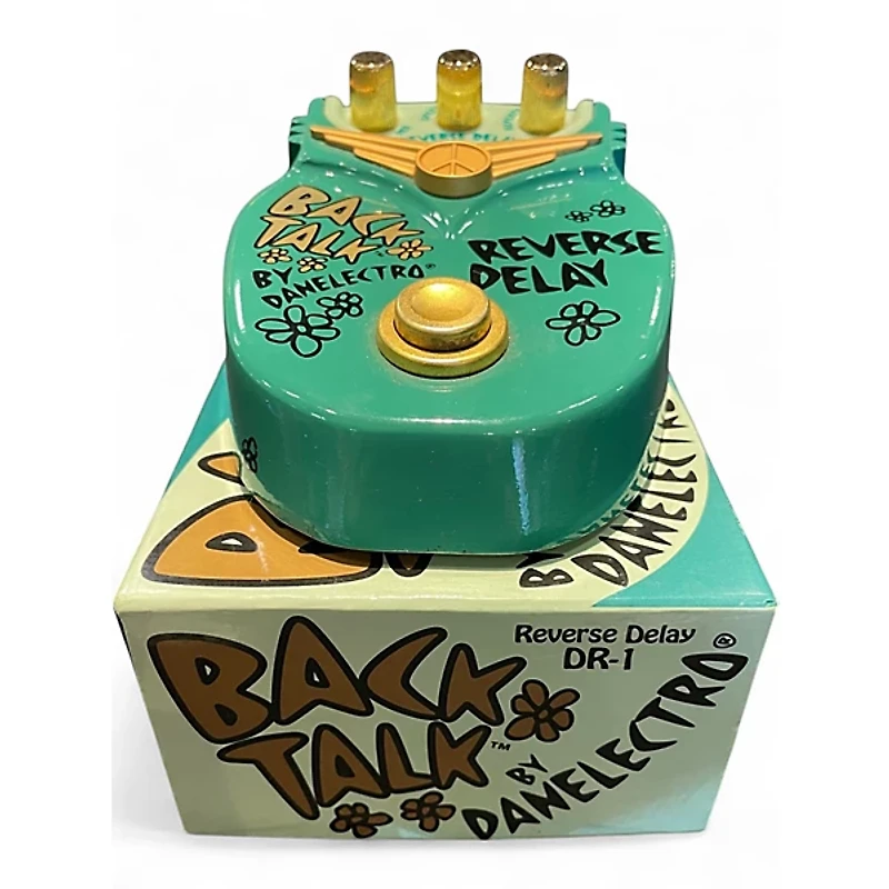 Used Danelectro Back Talk Reverse Delay Effect Pedal