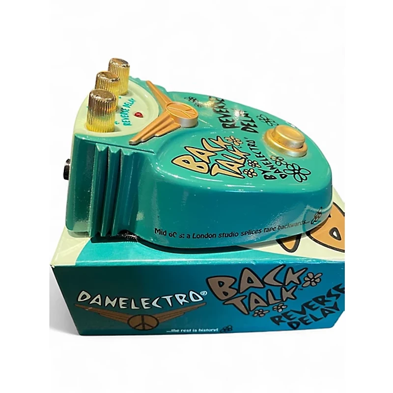Used Danelectro Back Talk Reverse Delay Effect Pedal