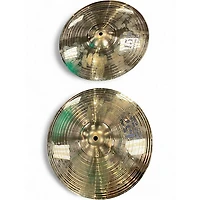 Used Wuhan Cymbals & Gongs 14in 457 HEAVY METAL HI HAT PAIR Cymbal