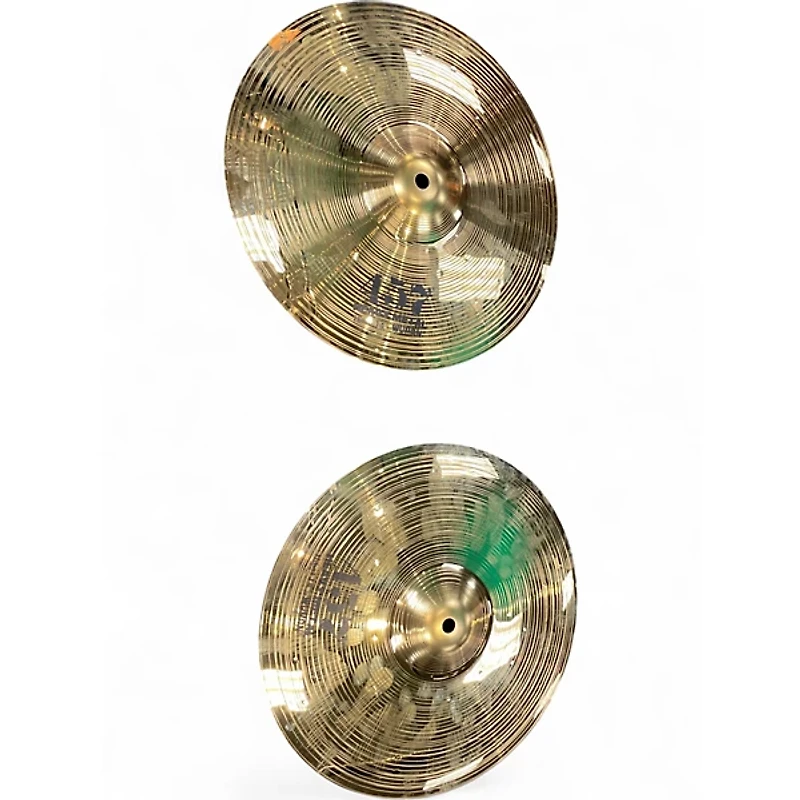 Used Wuhan Cymbals & Gongs 14in 457 HEAVY METAL HI HAT PAIR Cymbal