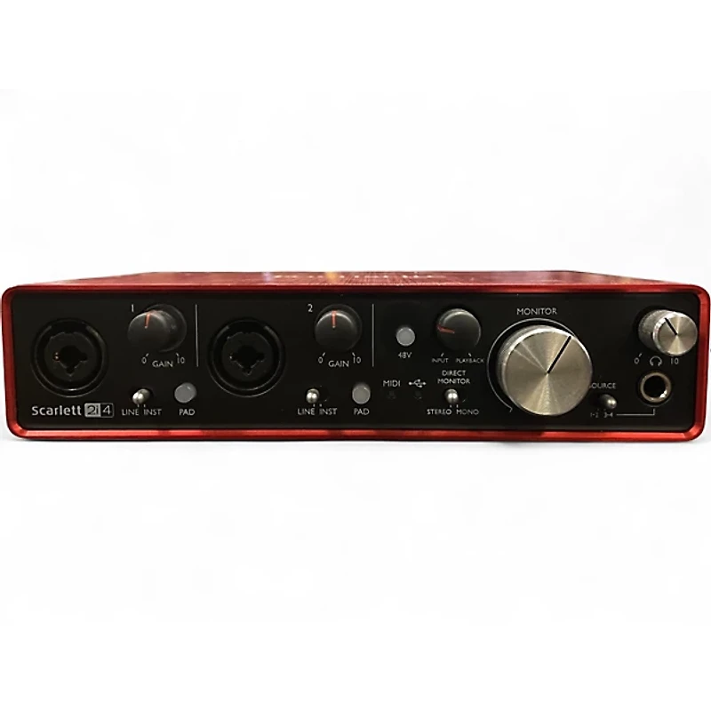 Used Focusrite Scarlett 2i4 Audio Interface