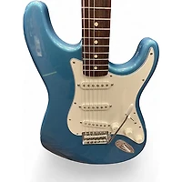 Used Fender Standard Stratocaster Metallic Aqua Marine Solid Body Electric Guitar