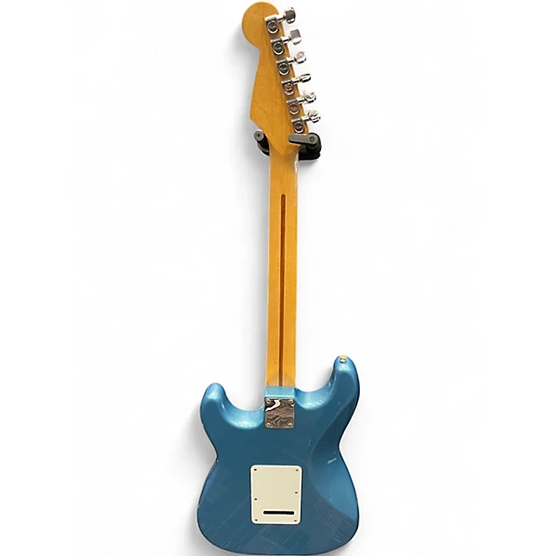 Used Fender Standard Stratocaster Metallic Aqua Marine Solid Body Electric Guitar