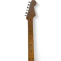 Used Fender American Ultra Stratocaster Black and Gold Solid Body Electric Guitar