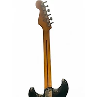 Used Fender American Ultra Stratocaster Black and Gold Solid Body Electric Guitar