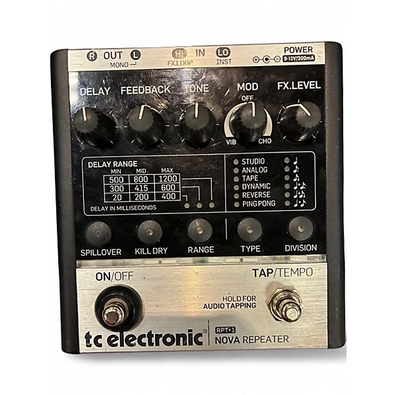 Used TC Electronic Nova Repeater Effect Pedal