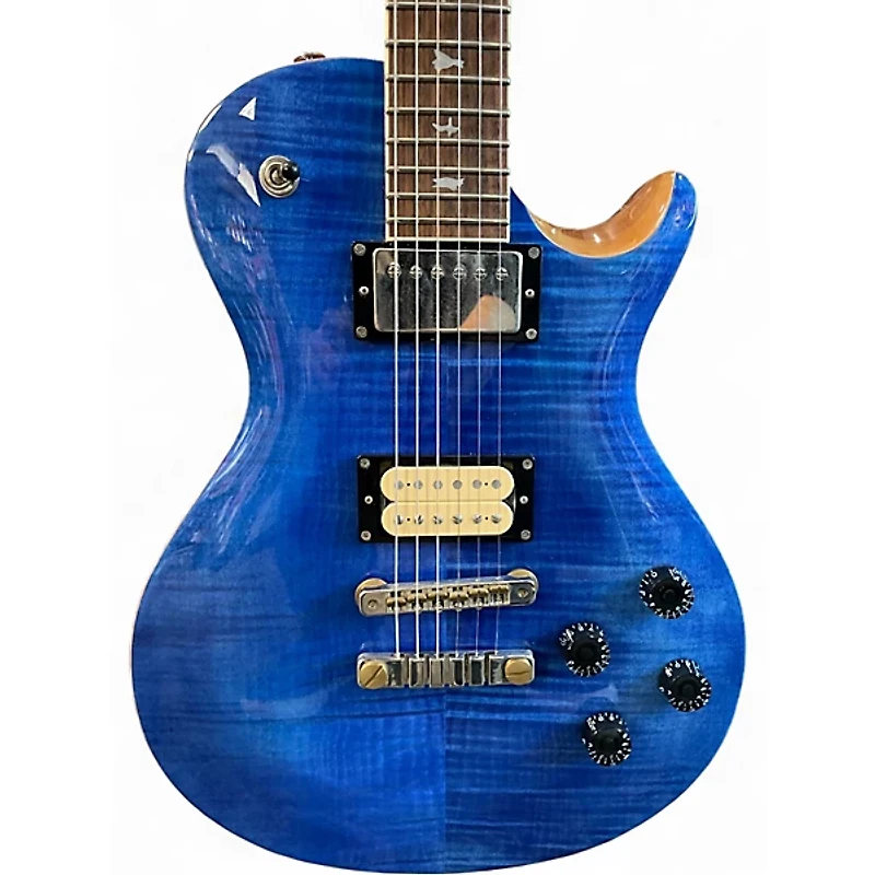 Used PRS SE Singlecut McCarty 594 Faded Blue Solid Body Electric Guitar
