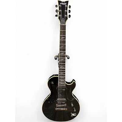 Used Schecter Guitar Research SOLO-II BLACKJACK Black Solid Body Electric Guitar