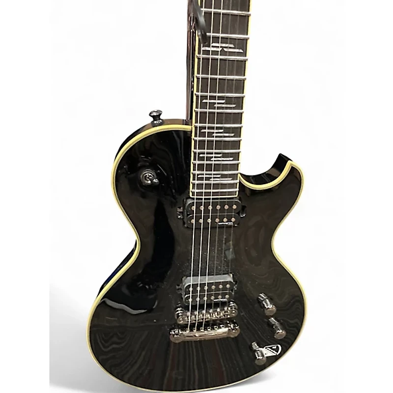 Used Schecter Guitar Research SOLO-II BLACKJACK Black Solid Body Electric Guitar