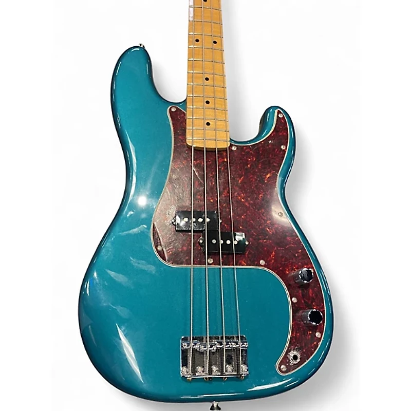 Used Fender Player Precision Bass Ocean Turquoise Electric Bass Guitar