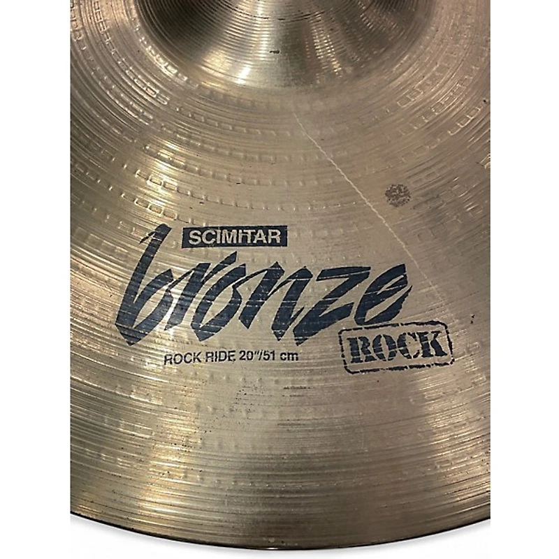 Used Zildjian 20in Scimitar Rock Ride Cymbal