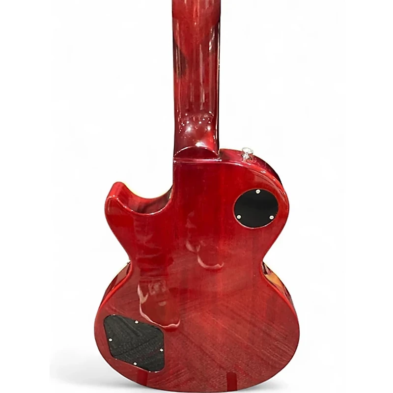 Used Gibson Les Paul Deluxe Cherry Sunburst Solid Body Electric Guitar