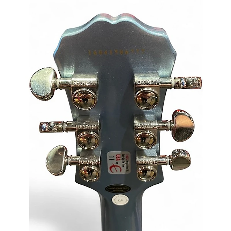 Used Epiphone Les Paul Standard Pelham Blue Solid Body Electric Guitar