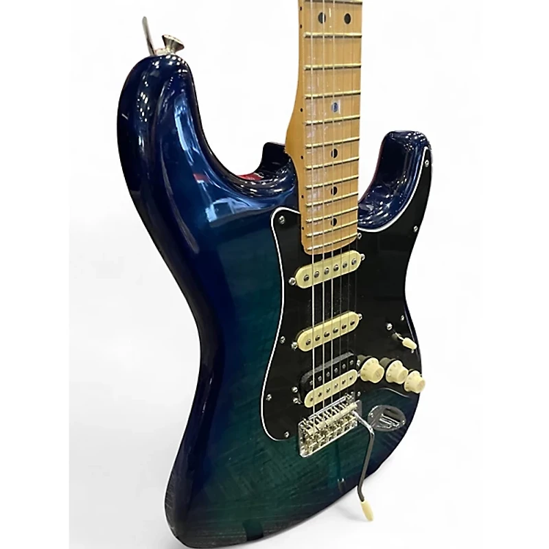 Used Fender Player Stratocaster HSS Plus Top Blue Burst Solid Body Electric Guitar